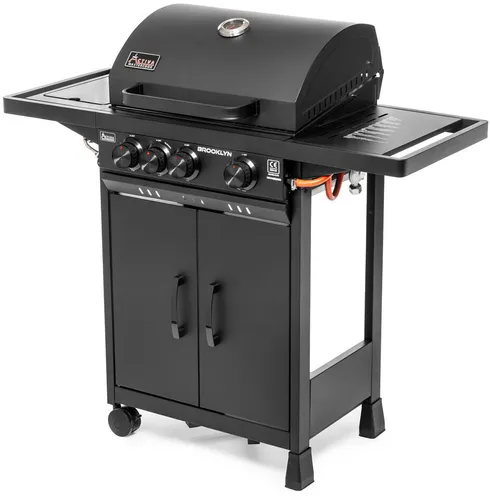 Grill gazowy ACTIVA Brooklyn 19741GB 8.4 + 2.8 kW 52 x 38 cm