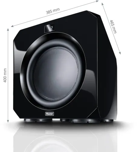 Subwoofer Magnat Omega CS12 Aktywny 525W Czarny połysk