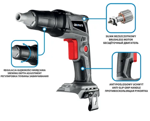 Шуруповерт G/k 18V Graphite Energy+ 58ge111