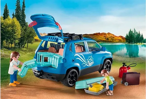 Набор фигурок Playmobil Family Fun 71423 Грузовик с караваном