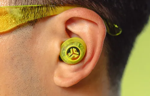 Słuchawki dokanałowe JLAB Go Pop ANC Żółto-przezroczysty