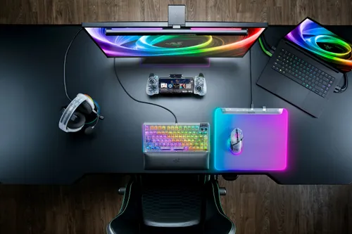 Słuchawki RAZER Barracuda X Chroma Phantom Bezprzewodowe, Nauszne, Dźwięk przestrzenny Biało-przezroczysty