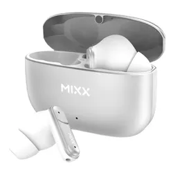 Słuchawki dokanałowe MIXX StreamBuds Custom 3 Wodoodporne Biało-srebrny