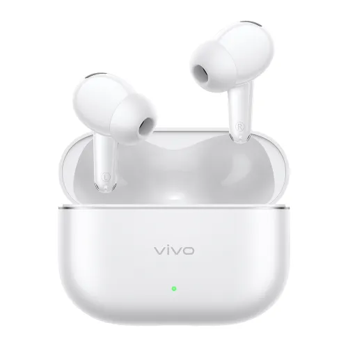 Słuchawki bezprzewodowe vivo Buds Ultra Dokanałowe Bluetooth 6.1 Lodowa Biel