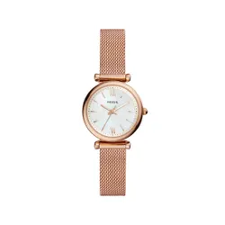 Fossil Carlie ES4433 Rose Gold / Gül Altın Saati