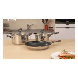 TEFAL Daily Cook 26 cm - patelnia tytanowa nieprzywierająca z sensorem smażenia