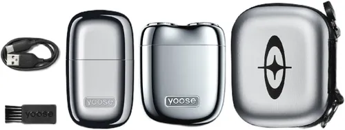 Golarka YOOSE Mini 2 Srebrny + Trymer do nosa Na mokro i sucho