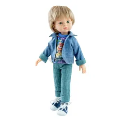 Cudowna hiszpańska lalka Luis 32cm