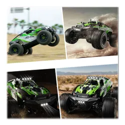 Zdalnie sterowany samochód COIL terenowy Auto 4x4 pilot terenowy 40km/h duży na  pilota zielony 1:8