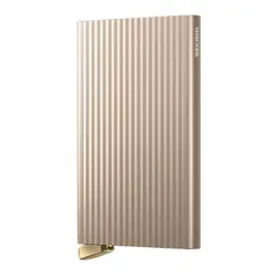 Etui na karty RFID Secrid Premium Cardprotector Fluted + - cashmere