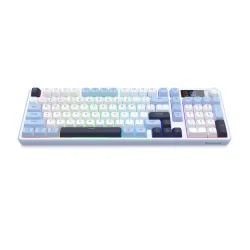 Klawiatura membranowa Redragon Aria K527WBL-PRO Biało-Niebieski