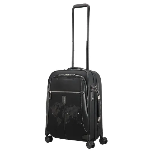 Walizka kabinowa poszerzana Samsonite Gallantis LTD Swarovski - crystal black