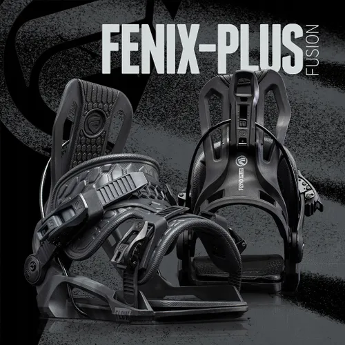 Крепления для сноуборда Fenix Plus Fusion Gunmetal Black L