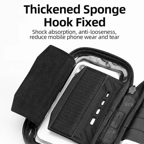 Torba rowerowa na kierownicę Rockbros 301101770001 WP Bike Phone Bag for 6.7" black