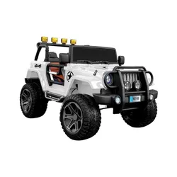 Auto Na Akumulator Dla 2 Dzieci Dżip Wxe-1688 4X4 LED Pilot Skóra Eva MP3 Strong 2 Akumulatory