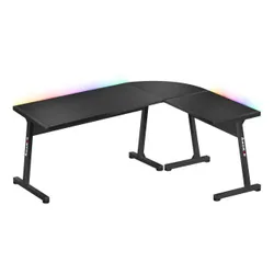 Biurko gamingowe HUZARO Hero 6.0 RGB Czarny