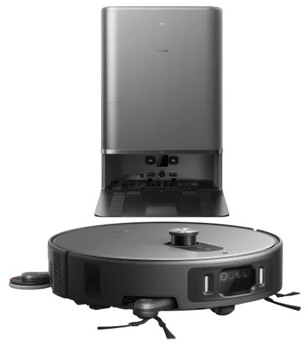 Robot sprzątający Xiaomi Robot Vacuum 6 Max Funkcja mopowania Stacja oczyszczająca Tworzenie mapy pomieszczenia Funkcje AI Czarny