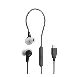 Słuchawki przewodowe JBL Endurance Run 3C USB-C Dokanałowe Mikrofon Czarno-szary