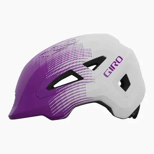 Kask rowerowy dziecięcy Giro Scamp II Jr matte purple towers