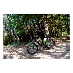 Kask rowerowy URBAN PRIME UP-HLM-EBK-BB Czarno-niebieski MTB (rozmiar L) + Magnetyczne okulary przeciwsłoneczne