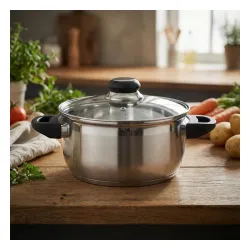 Garnek ze stali nierdzewnej z pokrywką EMILIO 2,5 l