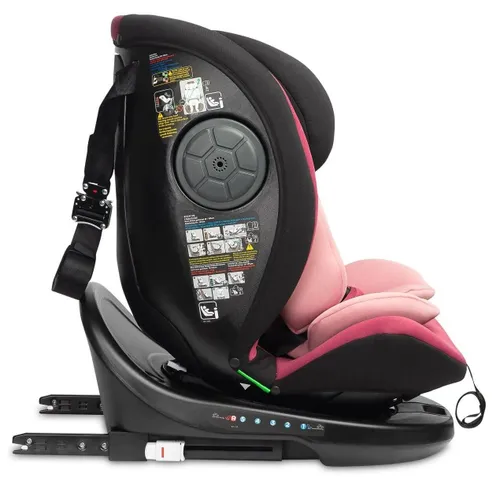 Автокресло Caretero Mokki I-Size, 40-150 cm, 0-36 kg, черно-розовый