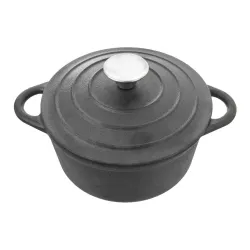 Garnek żeliwny z pokrywką 2,7 l