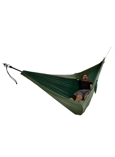 Hamak turystyczny Ticket To The Moon King Size Hammock - dark green/leaf green