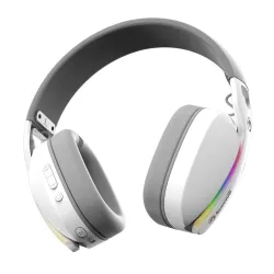 Słuchawki bezprzewodowe z mikrofonem Marvo Pulz 70W Nauszne Biały