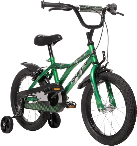 Rower dziecięcy HUFFY Pro Thunder 16 cali dla chłopca Zielony