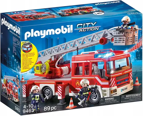 Playmobil 9463 merdivenli itfaiye aracı