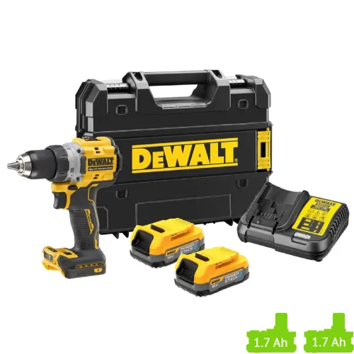 DeWalt Dcd800e2t 18V 2 x 1.7 Ah baterie reîncărcabilă