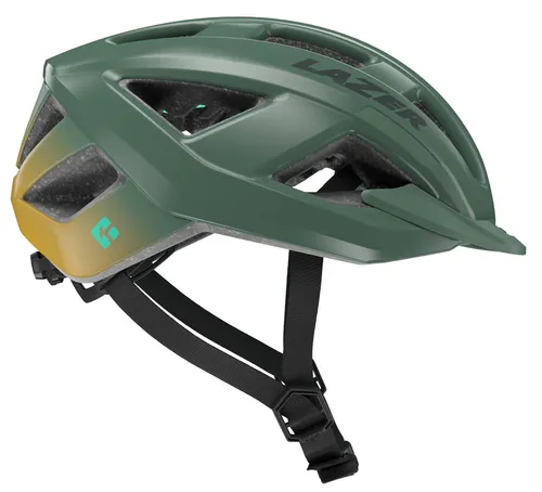 Kask rowerowy LAZER Cerro KinetiCore Żółto-zielony MTB (rozmiar M)
