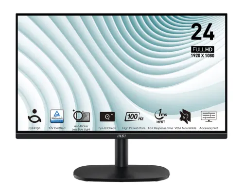 Monitor MSI PRO MP245V 24" Full HD VA 100Hz 1ms MPRT