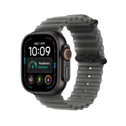 Apple Watch Ultra 4 GPS + Cellular koperta z tytanu czarny 49mm Pasek Ocean w kolorze półprzezroczystej czerni