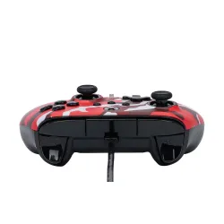 Pad PowerA Enhanced Red Camo do Xbox Series X/S, Xbox One, PC Przewodowy