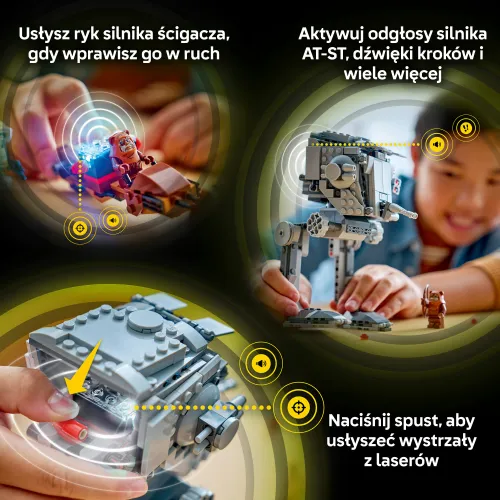 LEGO 75424 Star Wars SMART Play AT-ST Attack on Endor