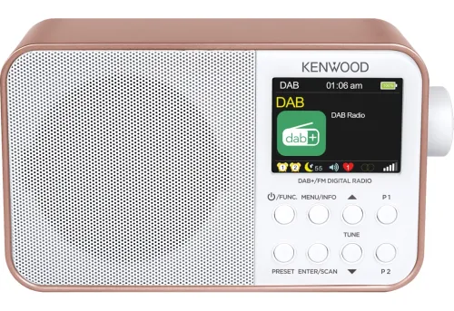 Radioodbiornik Kenwood CR-M30DAB-R Radio FM DAB+ Bluetooth Różowy