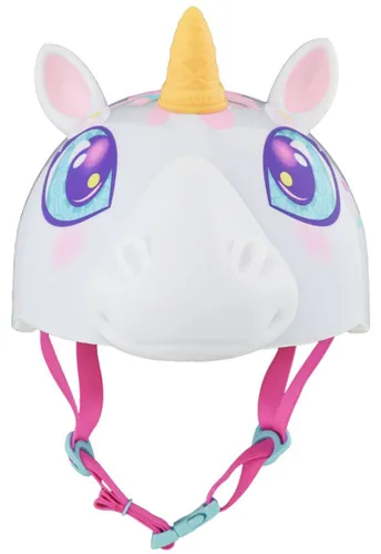 Kask rowerowy RASKULLZ Super Unicone Biały dla Dzieci (rozmiar S)