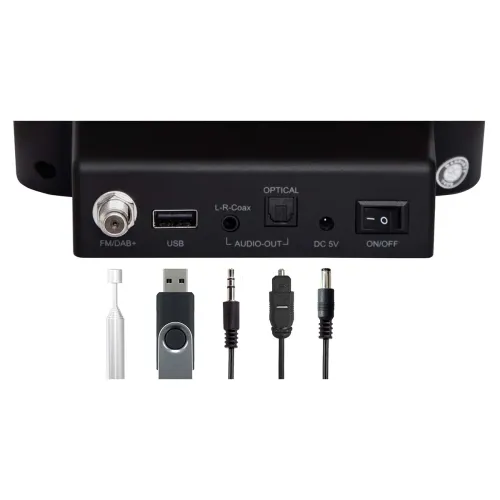 Radioodbiornik Imperial DABMAN i410 Radio FM, DAB+, Internetowe Wi-Fi Bluetooth Czarny