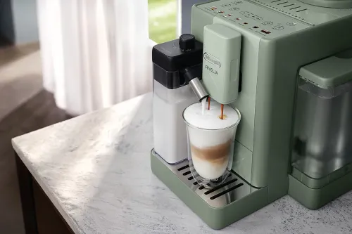 Ekspres DeLonghi Rivelia EXAM420.55GR Kawa na zimno Szerokość 24,5cm