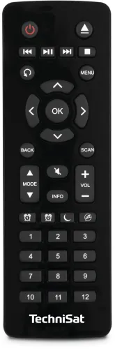 Radioodbiornik TechniSat DigitRadio 451 CD IR Radio FM DAB+ Internetowe Bluetooth Brązowy