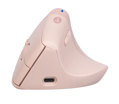Myszka Reinston EMB07E bezprzewodowa ergonomiczna Różowy