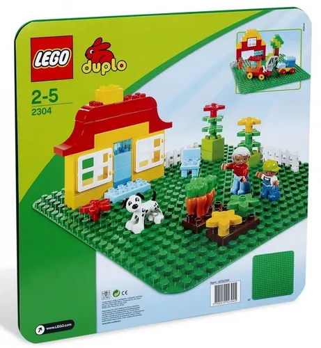 LEGO DUPLO 2304ЗЕЛЕНАЯ строительная пластина