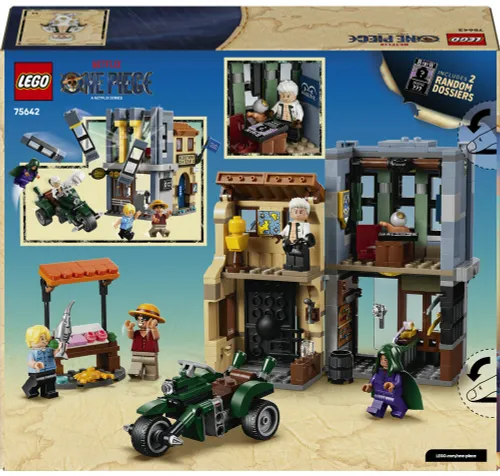 LEGO 75642 ONE PIECE: Столкновение с капитаном Смокером, набор кубиков 9+
