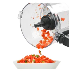 Кухонный комбайн KitchenAid 5KFP0719EOB с чашей с крышкой - 250 Вт-чаша 1,7 л