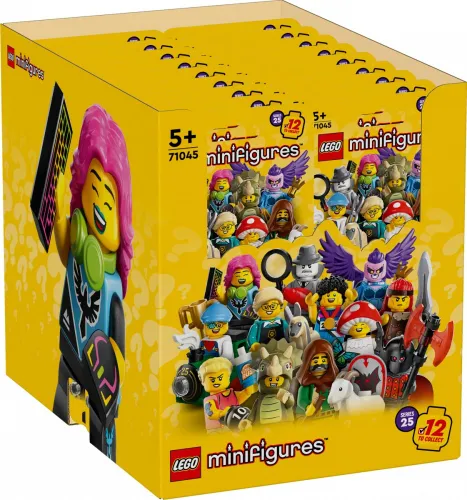 LEGO Klocki Minifigures 71045 Minifigurki seria 25 BOX Karton 36 sztuk