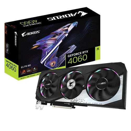 Karta graficzna Gigabyte GeForce RTX 4060 4060 ELITE 8GB GDDR6 128bit DLSS