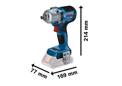 Klucz udarowy Bosch GDS 18V-450 PC 2x4.0Ah