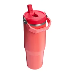 Kubek termiczny Stanley IceFlow Flip Straw Tumbler 0,89 l - hot coral